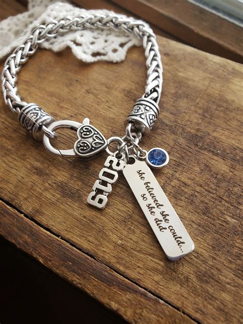 There are thousands of graduation gifts to choose from! Graduation gift for girl, graduation bracelet, graduation ...