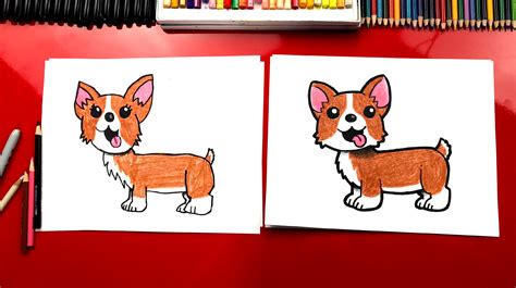 How To Draw Corgi At How To Draw