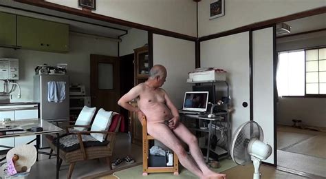 Japanese Old Man Masturbation Erect Penis Semen Flows At DrTuber