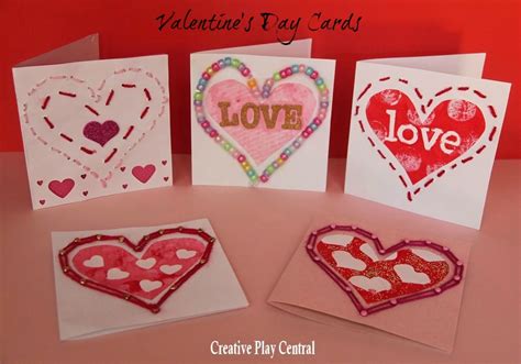 These valentine's day crafts are fun to make and some are even fun to eat on valentine's day! 40+ Easy Valentines Cards for Kids - Red Ted Art - Make ...