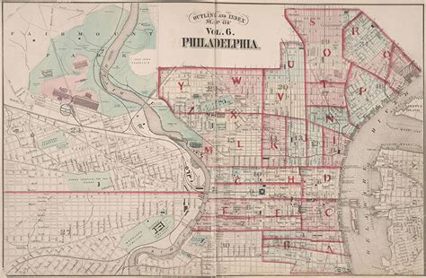 City Atlas Of Philadelphia 2nd To 20th And 29th And 31st Wards 1875