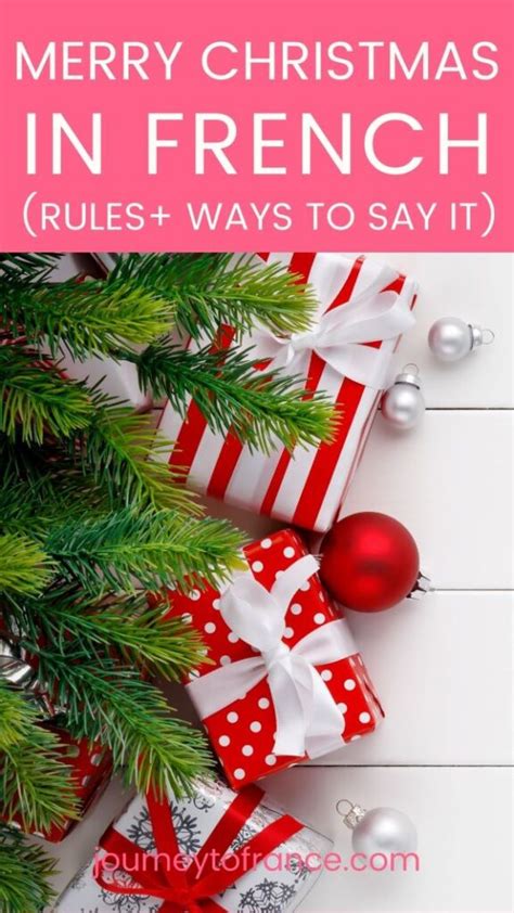 6 Ways To Say Merry Christmas In French Journey To France