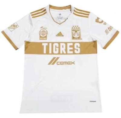 2021 Tigres UANL White Third Away Soccer Jersey Shirt KIT2103047 Tigres