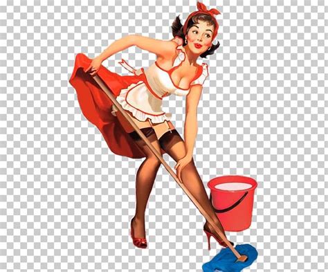 Pin Up Girl Cleaning Woman Poster Png Clipart Cleaner Cleaning Cleaning Woman Costume