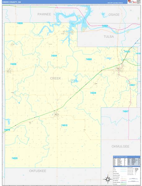 Digital Maps Of Creek County Oklahoma