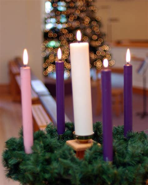 Advent Candles 22 Lighting Of The Advent Candles W Chris Flickr