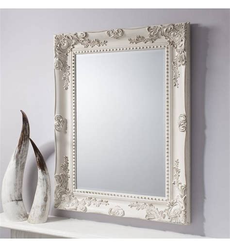 15 Best Collection Of Antique White Wall Mirrors