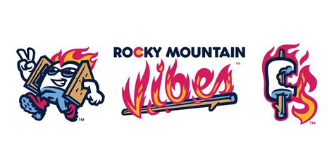 Big blue mountains with sun up and ice snow vector. New for 2019: Rocky Mountain Vibes | Ballpark Digest