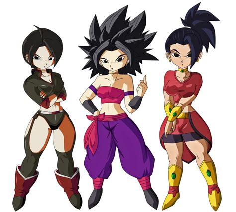 3 Saiyan Girls Anime Character Design Dragon Ball Super Dragon Ball Art