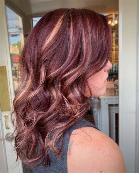 Red Hair With Blonde Highlights Pinterest