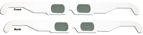 Circular Polarized 3d Glasses American Paper Optics
