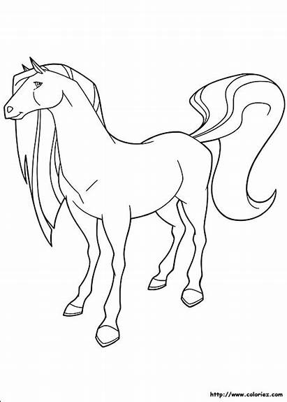 Coloriage Scarlet Horseland Coloring Courage Affectueuse Arabe
