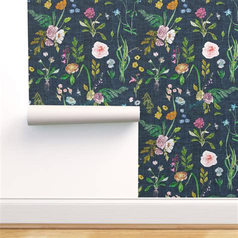 Peel And Stick Removable Wallpaper Floral Summer Daisy