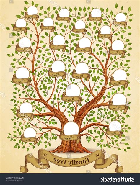 With hundreds of fresh and unique templates to choose from, you can create a unique design that perfectly represents your family history. Top Family Tree Template Vector Library » Free Vector Art ...