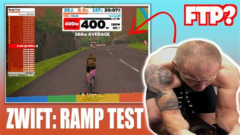 Zwift Ftp Ramp Test After 8 Weeks Off Youtube
