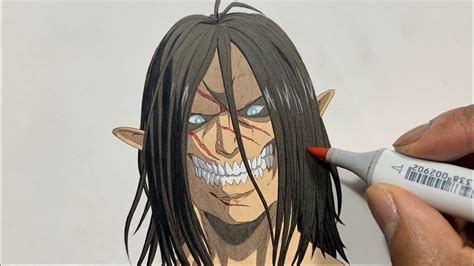 Eren Yeager Season 4 Titan Form Drawing Marijke Creations