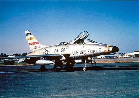 North American F 100d 55 Nh Super Saber Of The Usaf 50th Tfw Usaf