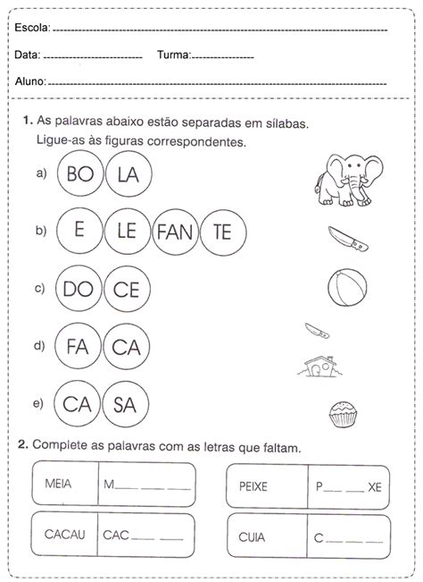 Educar X Atividades De Português 1° Ano Alfabeto Completo