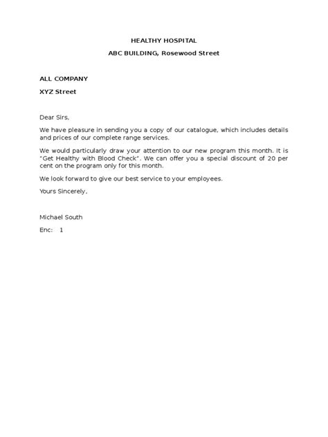 Ini sedikit kurang formal daripada kontrak dan rincian pengaturan pekerjaan. Contoh Circular Letter | Business