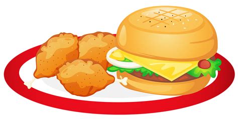 Plate Of Food Clip Art Clipart Best