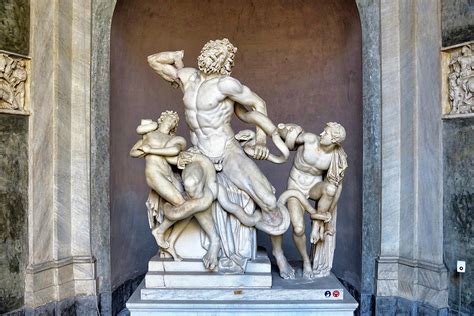 Laocoön and his sons (first century bce): The Statue Of Laocoon And His Sons At The Vatican Museum ...