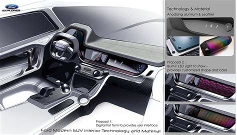 Ford Modern SUV Interior Design on Behance