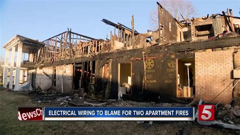 2 Apartment Fires Caused By Electrical Wiring Failure Youtube