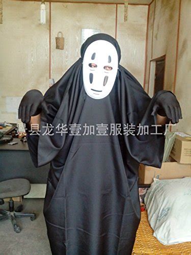 Buy Animation Clothing Spirited Away Hayao Miyazaki Cos Faceless Male Clothes Halloween Costumes