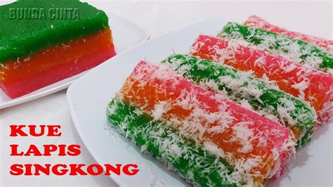 Kue Lapis Singkong Jajanan Tradisional Youtube
