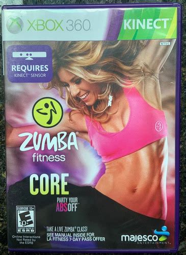 Jogo Xbox 360 Kinect Zumba Fitness Core Dvd Físico Original