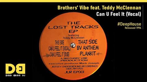 Brothers Vibe Feat Teddy Mcclennan ‎ Can U Feel It Vocal The