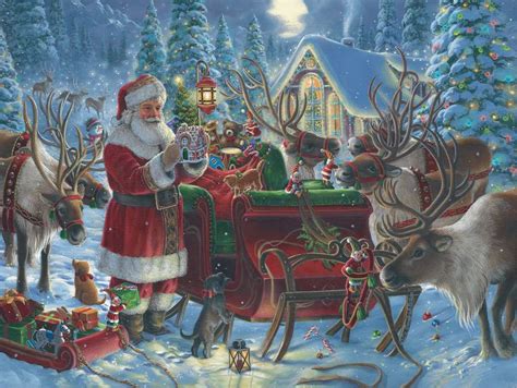Packing The Sleigh Adult Puzzles Jigsaw Puzzles Products Packing The Sleigh