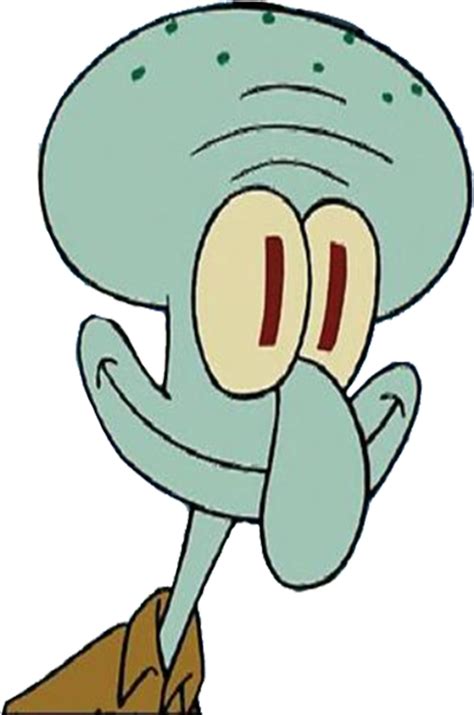 Squidward Tentacles Smiling Vector By Homersimpson1983 On Deviantart