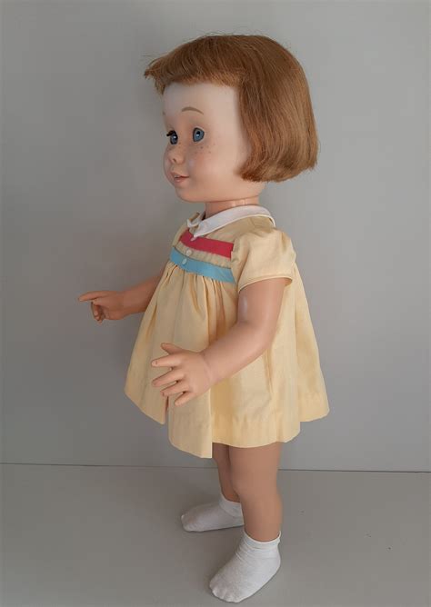 Chatty Cathy Doll 1959 Prototype In Original School Dress Etsy