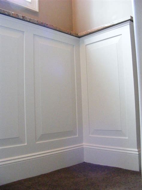 I recommend using a 45 degree miter for inside corners when using this molding as a base cap. marble slab on top of half wall. Brilliant with molding ...