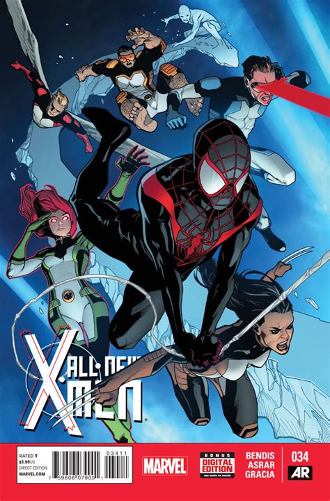 All New X Men 34 Vfnm Miles Morales Ultimate Spider Man Marvel Now