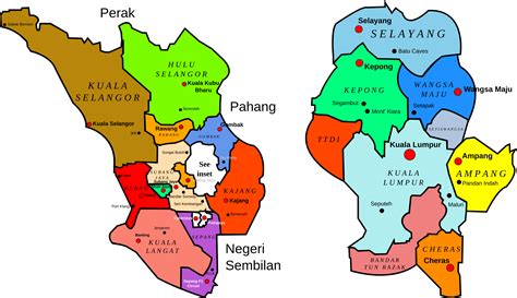 District Maps Of Selangor And Kuala Lumpur Visit Selangor