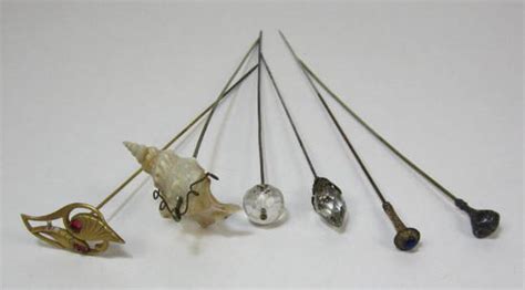 Lot 31 Antique Jeweled Hat Pins And 4 Display Holders Pl Limoges Ebay