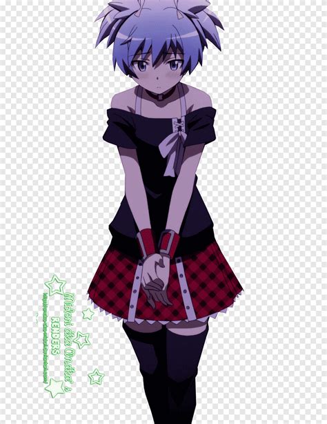 nagisa shiota anime assassination classroom the story mangaka anime purple black hair png