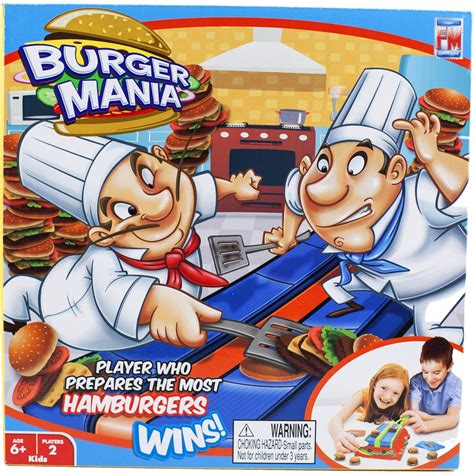 Fotorama Burger Mania Game Board Games Baby And Toys Shop The Exchange