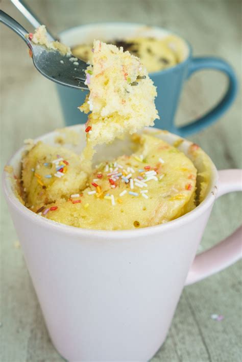 An easy microwave vanilla mug cake (made without eggs) that's the fastest way to make dessert for one or two. Vanilla Mug Cake - The Cookware Geek