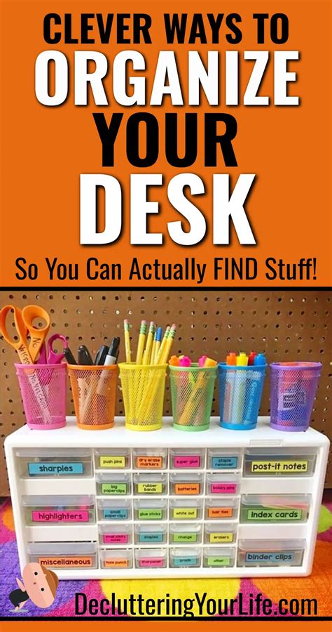 Home Office Organizing Ideas To Get Your Desk Clutter Seriously Organized