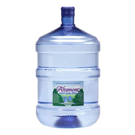 Altamont Natural Mountain Spring Water 5 Gallon Plastic Bottle