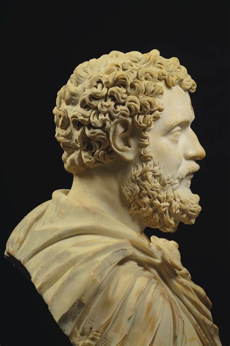 A Roman Marble Portrait Bust Of Emperor Didius Julianus