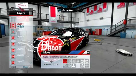 Nascar 15 Paint Scheme Very Simple Youtube