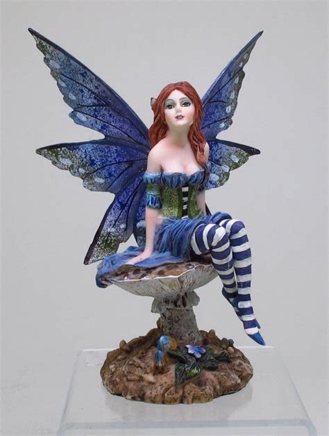 Amy Brown Fairies Bottom Of Garden Fairy Statue 6h Figurine Enchanted