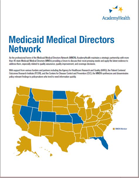 An Overview Of The Medicaid Medical Director Network Academyhealth