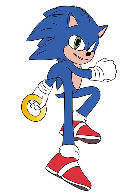 How To Draw Sonic The Hedgehog Step By Step