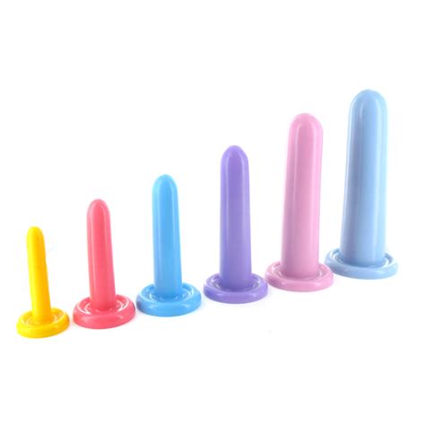 6 Piece Silicone Vaginal Dilator Set EBay