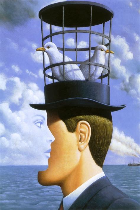 Rafalolbinski19ro Cloudface Magritte Art Surrealism Painting Magritte